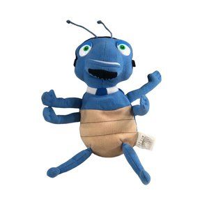TOMMY NELSON Plush STRINGO Blue Insect Hermie & Friends Blue Stuffed 9” Toy